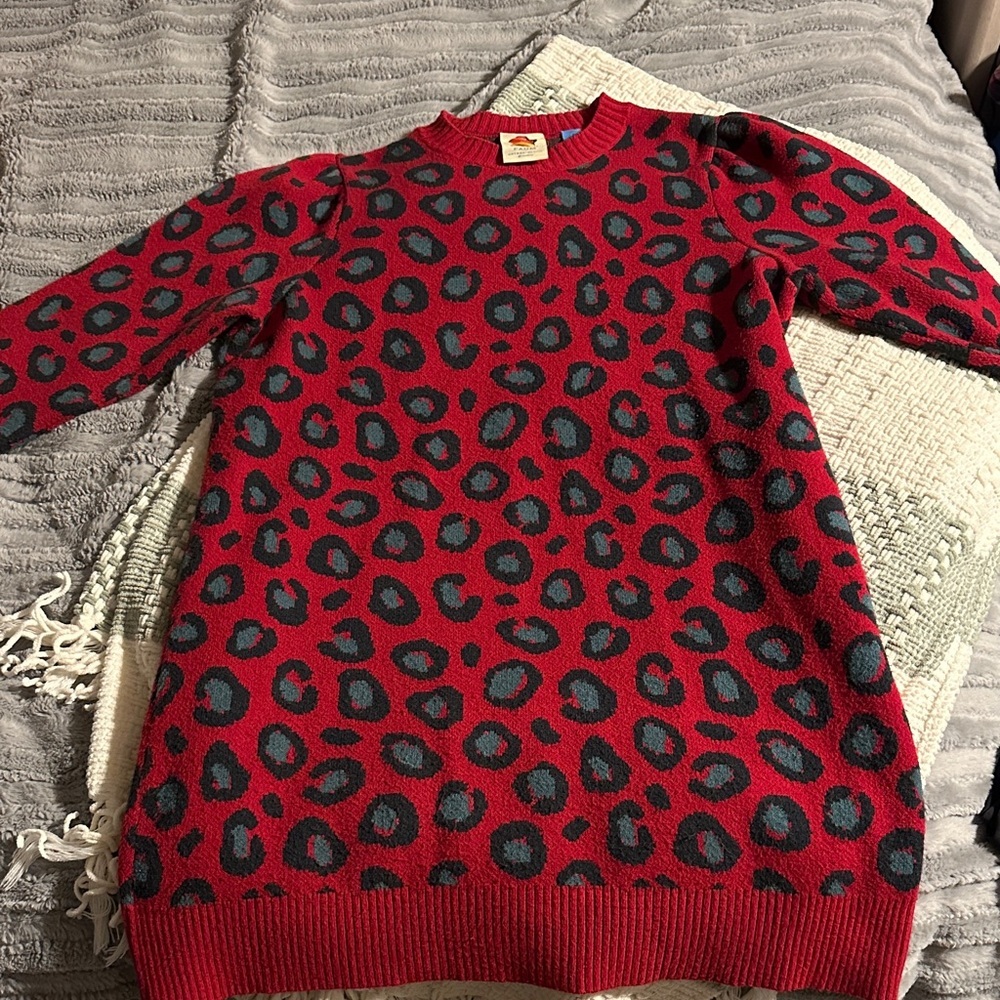 Farm Rio Anthropologie tunic sweater dress